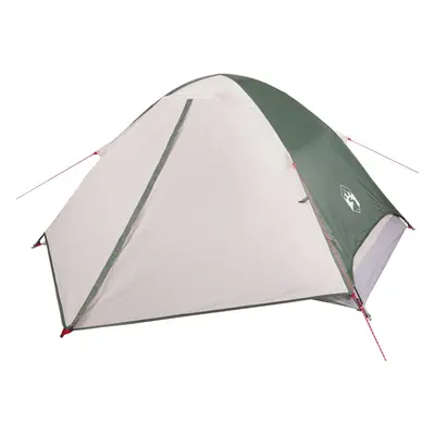 vidaXL Camping Tent Dome 4-Person Lightweight Tent Dome Tent Green Waterproof