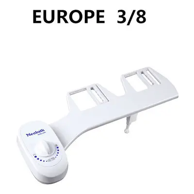 (Eurpoe 3/8) Toilet Seat Attachment Bathroom Water Spray Non-Electric Mechanical Bidet