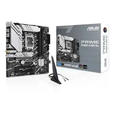 ASUS Gaming WiFi Mainboard PRIME B760M-A D4 - Micro-ATX - Socket Intel - Intel B760