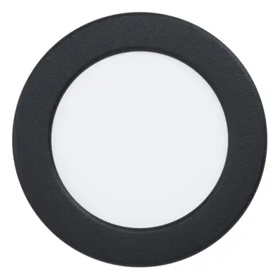 Wall / Ceiling Flush Downlight Black Round Spotlight 5.5W Built in LED