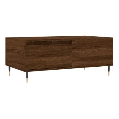 (brown oak) vidaXL Coffee Table Side Table Sofa Couch Table Smoked Oak Engineered Wood