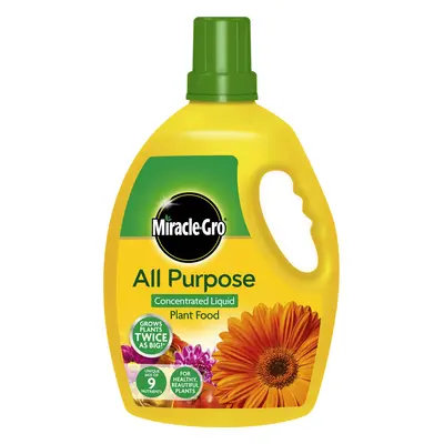 Miracle-Gro All Purpose Concentrated Liquid Plant Food, 2.5L Bottle