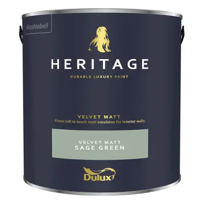 (Sage Green) Dulux Heritage Velvet Matt 125ml Tester Pot