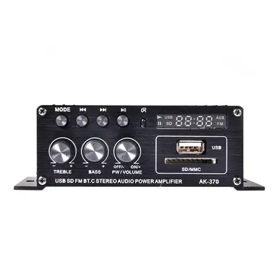 400W DC12V BT Amplifier HiFi Car Stereo Music Receiver FM MP3 Power-Amplifier