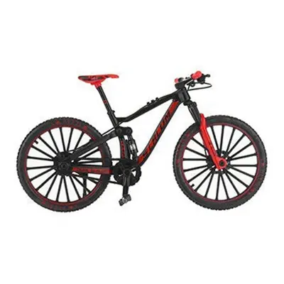 (O) 1:10 3D Mini Multi-color Alloy Mountain Racing Bicycle Rotatable Wheel Diecast Model Toy for