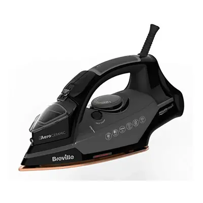 VIN409 Aero Ceramic Steam Iron, W, milliliters, Black & Rose Gold