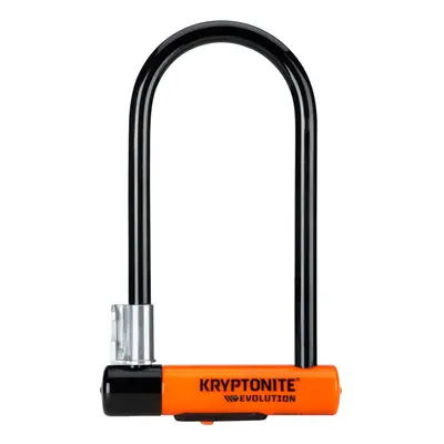 Kryptonite Evolution Lock with Flex Frame U-Bracket - Orange, Standard Shackle