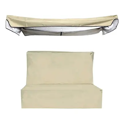 () 2PCS Garden Swing Seat Cover Canopy Top Covers Set Patio Chair Replacement Set