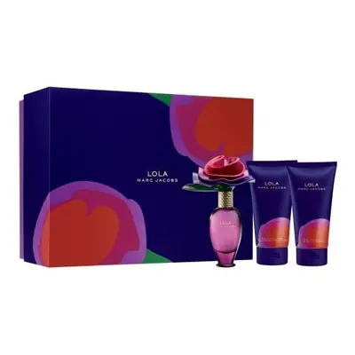 Marc Jacobs Lola Pcs Set: 1.7 Edp Sp + 2.5 Body Lotion + 2.5 Shower Gel