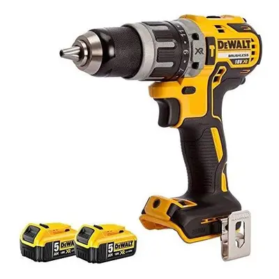 DEWALT DCD796N 18v XR Brushless Speed Combi Drill + x 5.0Ah DCB184 Batteries, V