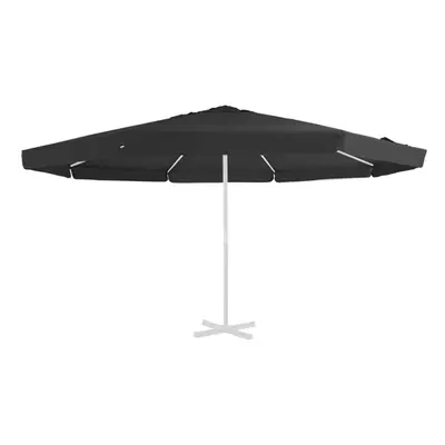 vidaXL Replacement Fabric for Outdoor Parasol Black cm Umbrella Cloth