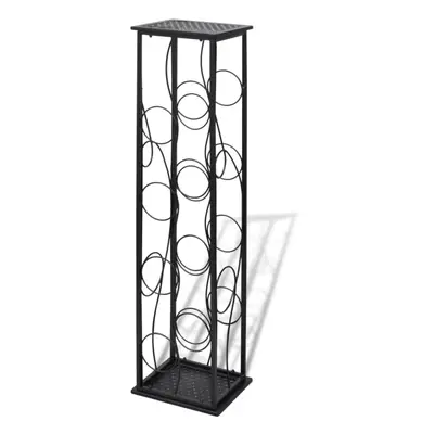 vidaXL Wine Rack for Bottles Metal Bar Drink Cabinet Storage Organiser Stand