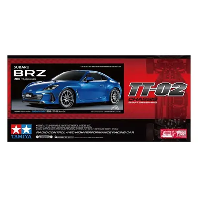 Tamiya RC Subaru BRZ ZD8 TT-02 1:10 RC Model Car Assembly Kit