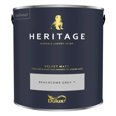 (Beachcomb Grey) Dulux Heritage Velvet Matt 125ml Tester Pot