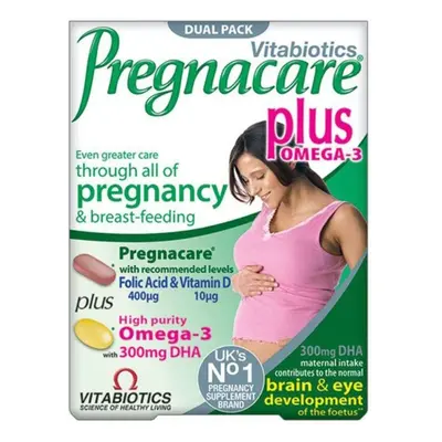 Vitabiotics Pregnacare Plus Comprehensive Multivitamin Tablets Essential Nutrients for Pregnancy