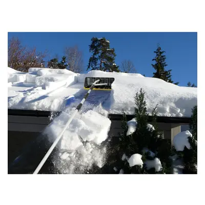 Snow Roof Rake Metal Telescoping Snow Shovel Durable With Large Blade