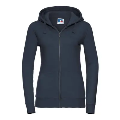 (XL, French Navy) Russell Womens/Ladies Authentic Full Zip Hoodie