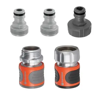 Gardena 39042-BK Hose Connector Set-Premium Metal