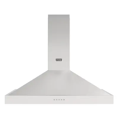 Stoves Sterling 90PYR Stainless Steel 90cm Chimney Cooker Hood