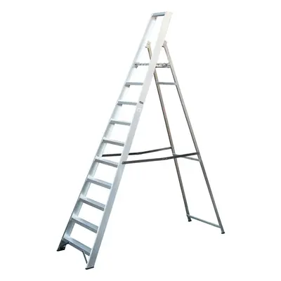 2.2m Aluminium Platform Step Ladders Tread 3.8m Work Height HEAVY DUTY Steps