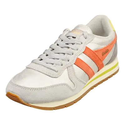 (8) Gola Daytona Blaze Womens Fashion Trainers in Silver