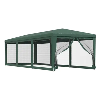 (Green, x x cm (L x W x H)) vidaXL Party Tent with Mesh Sidewalls Canopy Gazebo Multi Colours Mu