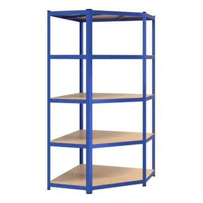 (Blue, x x cm (L x W x H)) vidaXL Storage Shelf Garage Organiser Holder Rack Steel and Engineere