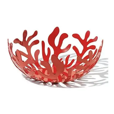 Alessi ESI01 / Mediterraneo Fruit Holder in Stainless Steel Colored with Epoxy Resin, Red, cm