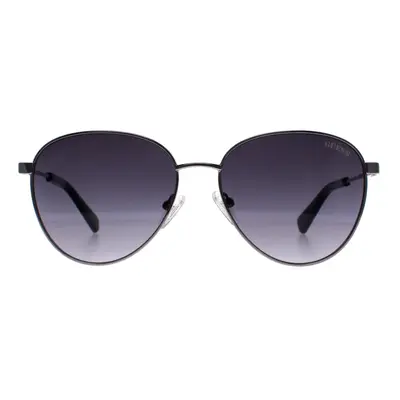 Guess Sunglasses GU8257 08B Shiny Gunmetal Smoke Gradient