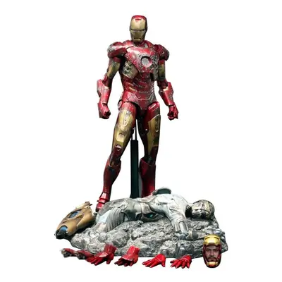 Figure Hot Toys MMS196 - Marvel Comics - The Avengers - Iron Man Battle Damaged Version Mark