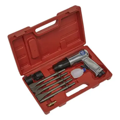 Long Stroke Air Hammer & Chisel Kit - 1/4" BSP - 67mm Stroke - Storage Case