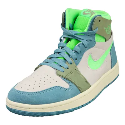 Nike Air Jordan Zm Air Womens Fashion Trainers in Grey Blue - 3.5 UK