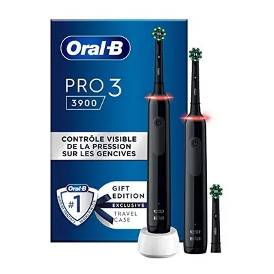 Oral-B Pro 3900 mit 2. HandstÃ¼ck JAS22 Black Edition