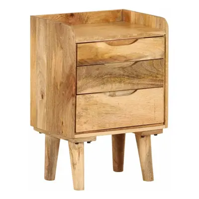 vidaXL Solid Mango Wood Bedside Cabinet 40x30x59.5cm Bedroom Side Table Stand