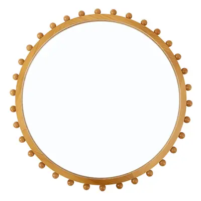 Pine Wood Decorative Wall Mounted Mirror