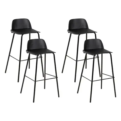 Set of Bar Chairs MORA Black