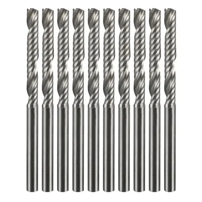 10pcs 1/8 Inch Shank End Mill Cutter Flute Carbide Spiral Milling Cutter