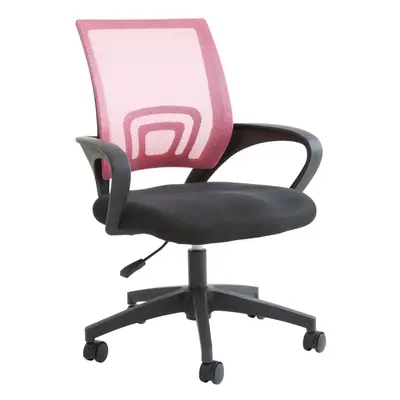 Premier Housewares Pink Home Office Chair