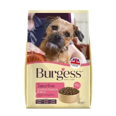 (12.5kg) Burgess Sensitive Adult Dog Salmon & Rice