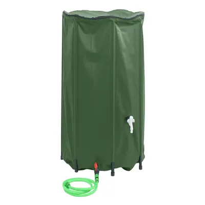 vidaXL Water Tank with Tap Foldable Water Container Water Storage L PVC