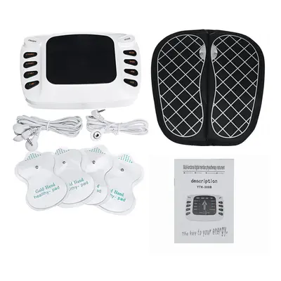 (EU Plug, Foot Massager Model) Electric Full Body Pulse Tens Acupuncture Therapy Massager