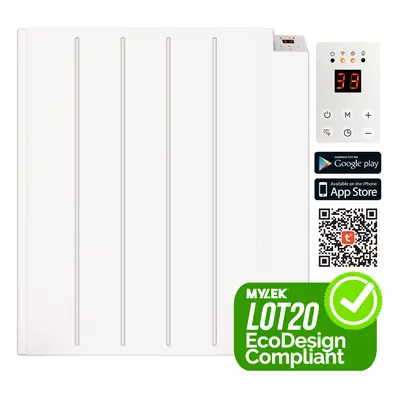 (1000W) MylekApp Wifi Electric Panel Heater IP24 Rated