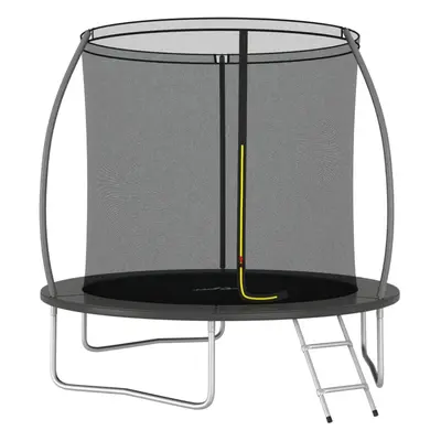 vidaXL Trampoline Set Round 244x55 cm kg Outdoor Play Equipment Bouncer