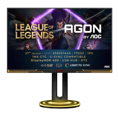 AOC Gaming AG275QXL - League of Legends Edition - AGON Series - LED monitor - 27" - x QHD @ Hz -