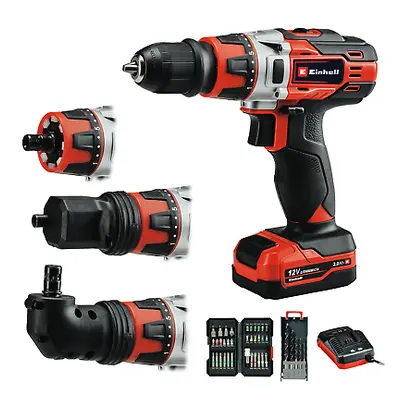 Einhell Cordless Drill Driver 12V 30Nm With 39pc Drill Set 2Ah Battery & Charger