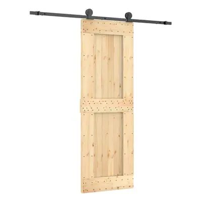 vidaXL Sliding Door with Hardware Set Interior Door Barn Door Solid Wood Pine