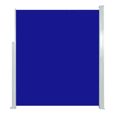 (blue, x cm) vidaXL Retractable Side Awning Garden Privacy Screen Balcony Outdoor Screen