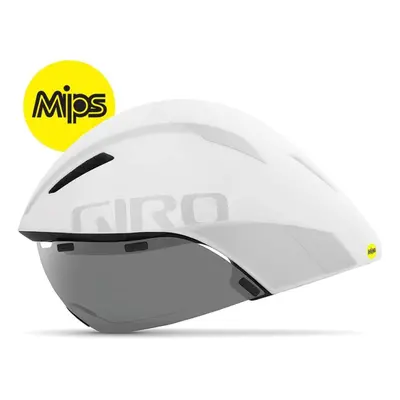 (S - CM, White / Silver) Giro Aerohead MIPS Aero / Tri Helmet