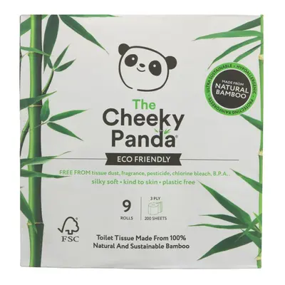 The Cheeky Panda Toilet Tissue Rolls -9 rolls ( pack of )