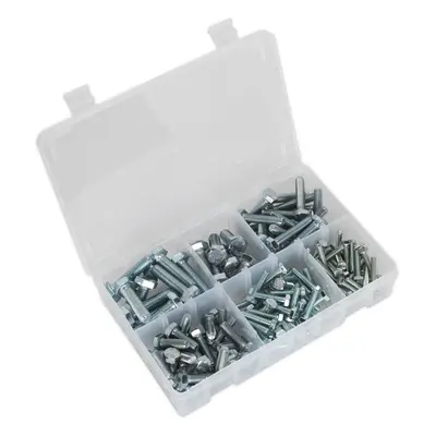 150 Piece High Tensile Setscrew Assortment - M5 to M10 - Partitioned Storage Box